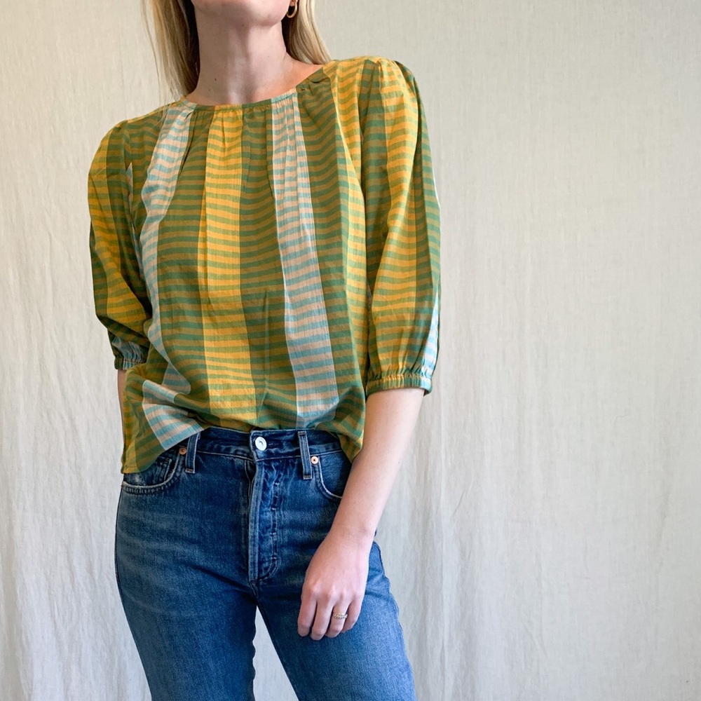 Ace & Jig Goldie Blouse in Mariana